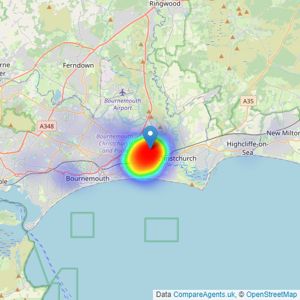 MK Estates - Iford listings heatmap