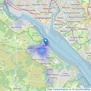 M.M Sales - Hythe listings heatmap