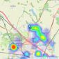 Mockford & Hunt - Ashford listings heatmap