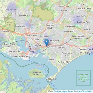 Mollaro - Covering Dorset listings heatmap