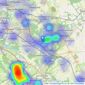 Momo Homes - Wishaw listings heatmap