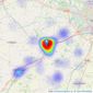 Moneyproperties - Wymondham listings heatmap