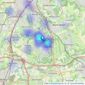 Monochrome Homes - Caterham listings heatmap