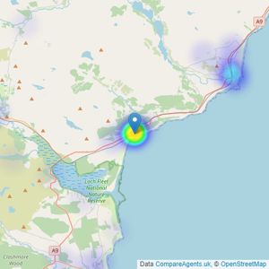 Monster Moves - Golspie listings heatmap