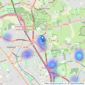 Moonline Property - London listings heatmap