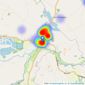 Moore Allen & Innocent - Lechlade listings heatmap