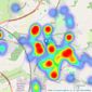 Moore Homes - Poynton listings heatmap