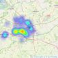 Moovahome - Swindon listings heatmap