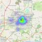 Morgan Associates - Cheltenham listings heatmap