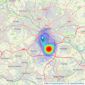 Morgan Estates - Beeston listings heatmap