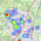 Morris Dibben - Chandler's Ford listings heatmap