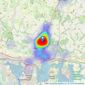 Morris Dibben - Cowplain listings heatmap