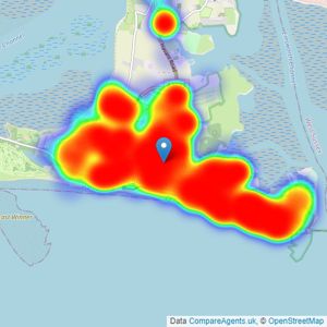 Morris Dibben - Hayling Island listings heatmap