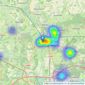 Morris Dibben - Romsey listings heatmap