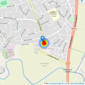 Morris Homes Ltd listings heatmap