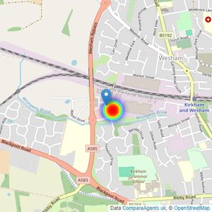 Morris Homes Ltd listings heatmap