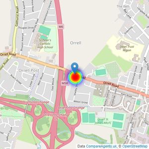 Morris Homes Ltd listings heatmap