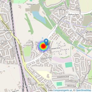 Morris Homes Ltd listings heatmap