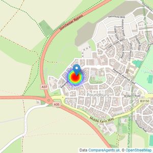 Morrish Homes listings heatmap