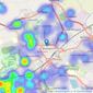 Mortimers - Blackburn listings heatmap