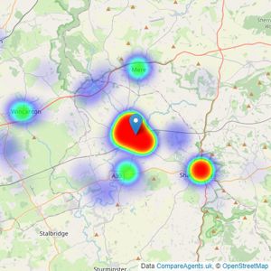 Morton New - Gillingham listings heatmap