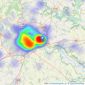 Morton Reeves Estate Agents - Norwich listings heatmap