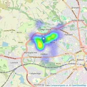 MOVUNO LIMITED - Bolton listings heatmap