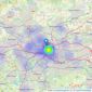 MQ Estate Agents and Lettings - Covering Scotland listings heatmap