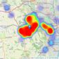 Mr Homes Sales and Lettings - Cardiff listings heatmap