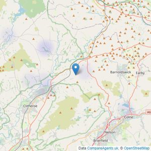 MSW Hewetsons - Clitheroe listings heatmap