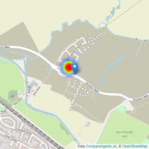 Mulberry Homes listings heatmap