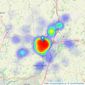 Mullucks - Bishop's Stortford listings heatmap