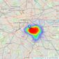 Munday's - London listings heatmap