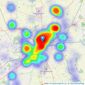 Mundys - Lincoln listings heatmap