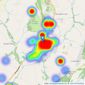 Murrays Estate Agents - Painswick listings heatmap