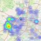 My Pad Phillips and Co - Derby listings heatmap