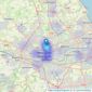 My Property Box - Jesmond listings heatmap