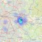 My Property Club - Denton listings heatmap