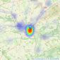 Myddelton & Major - Salisbury listings heatmap