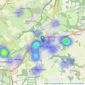 N S Bennett & Associates - Stanley listings heatmap