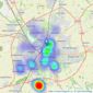 Naish Estate Agents - York listings heatmap