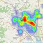 Naomi J Ryan - Exeter listings heatmap