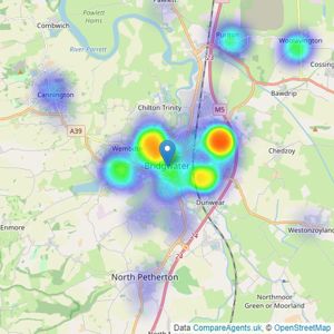 Natasha Howarth Estate Agents - Somerset listings heatmap