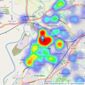 Naylor Powell - Gloucester listings heatmap