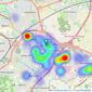 Naylor Powell - Hucclecote listings heatmap