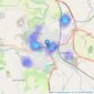 Naylors - Market Harborough listings heatmap