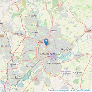 NCHA - Nottingham listings heatmap