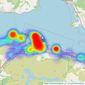 Neill Clerk - Greenock listings heatmap