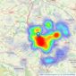 NestledIn - Barnsley listings heatmap