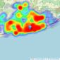 New Foundations - Bexhill on Sea listings heatmap